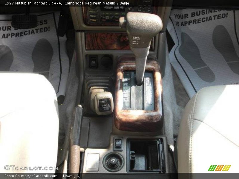 Cambridge Red Pearl Metallic / Beige 1997 Mitsubishi Montero SR 4x4