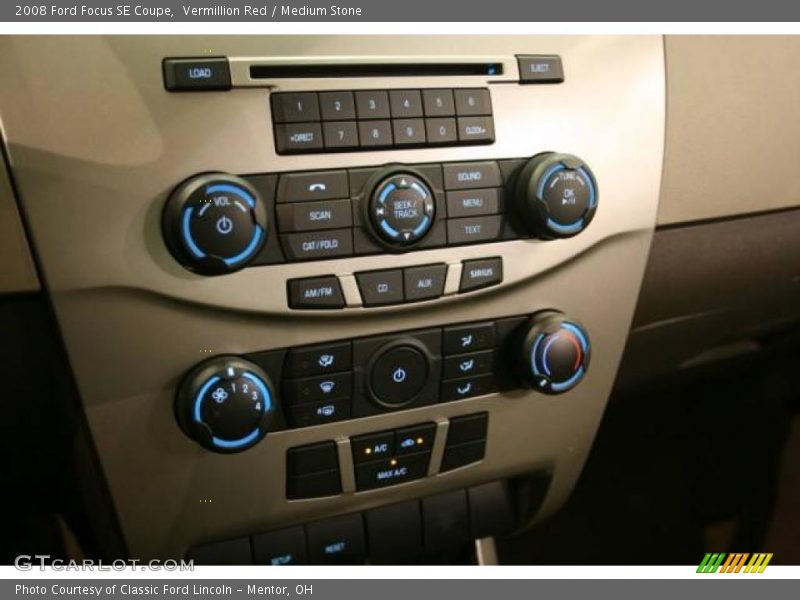 Vermillion Red / Medium Stone 2008 Ford Focus SE Coupe