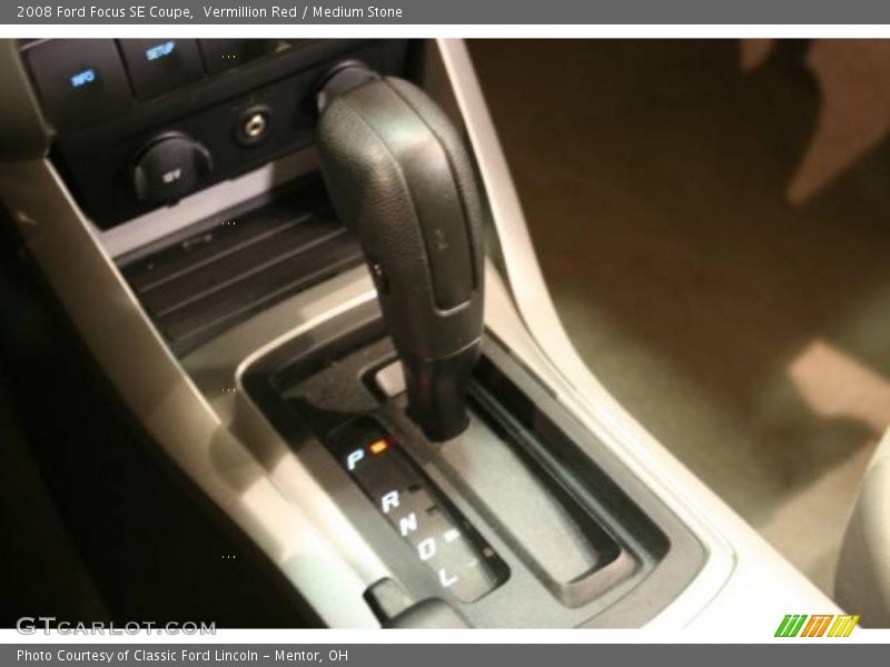 Vermillion Red / Medium Stone 2008 Ford Focus SE Coupe