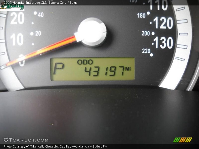 Sonora Gold / Beige 2007 Hyundai Entourage GLS