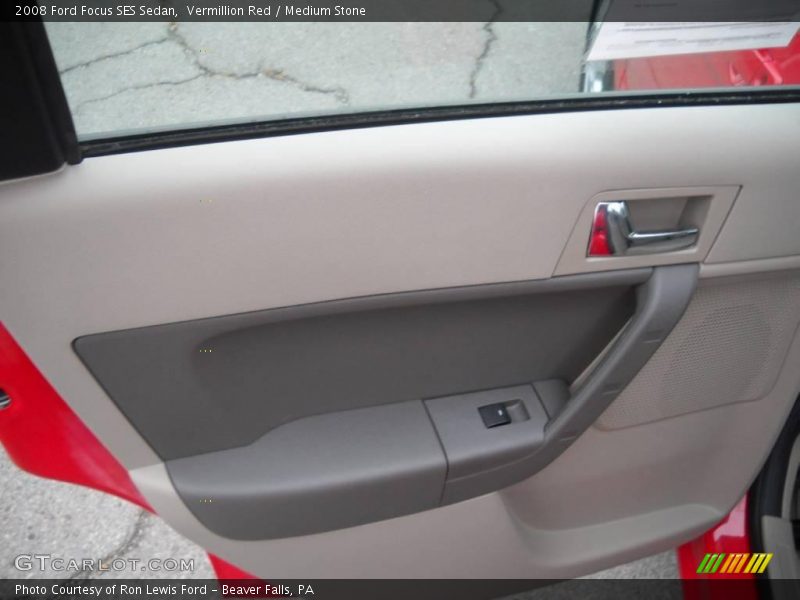 Vermillion Red / Medium Stone 2008 Ford Focus SES Sedan