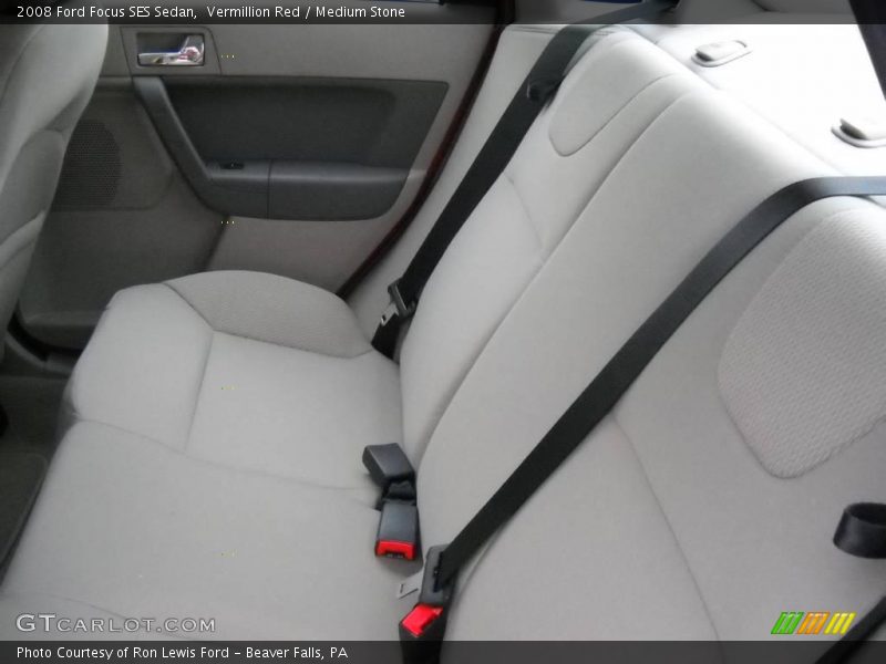 Vermillion Red / Medium Stone 2008 Ford Focus SES Sedan