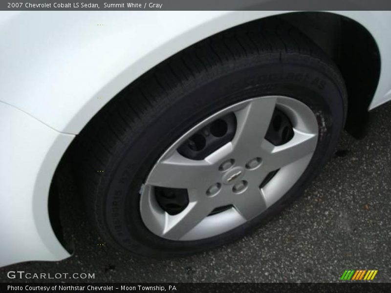 Summit White / Gray 2007 Chevrolet Cobalt LS Sedan