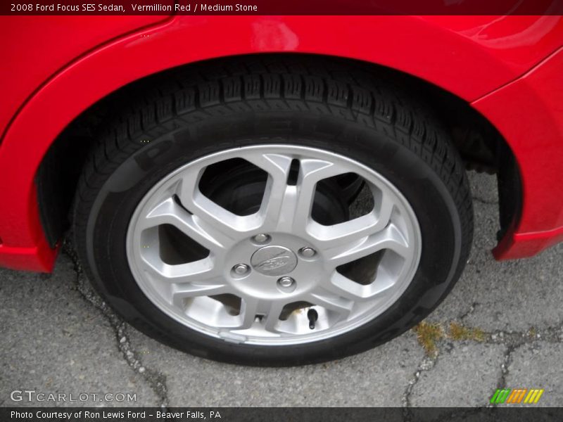 Vermillion Red / Medium Stone 2008 Ford Focus SES Sedan