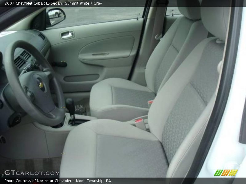 Summit White / Gray 2007 Chevrolet Cobalt LS Sedan