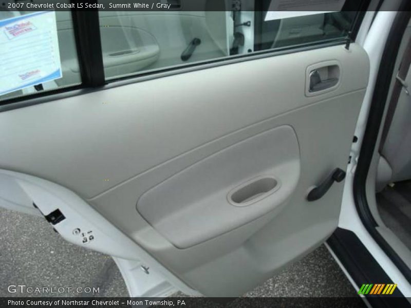Summit White / Gray 2007 Chevrolet Cobalt LS Sedan