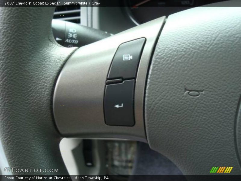 Summit White / Gray 2007 Chevrolet Cobalt LS Sedan