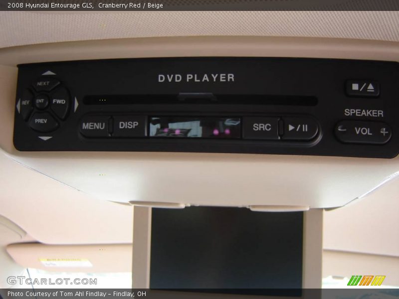 Cranberry Red / Beige 2008 Hyundai Entourage GLS