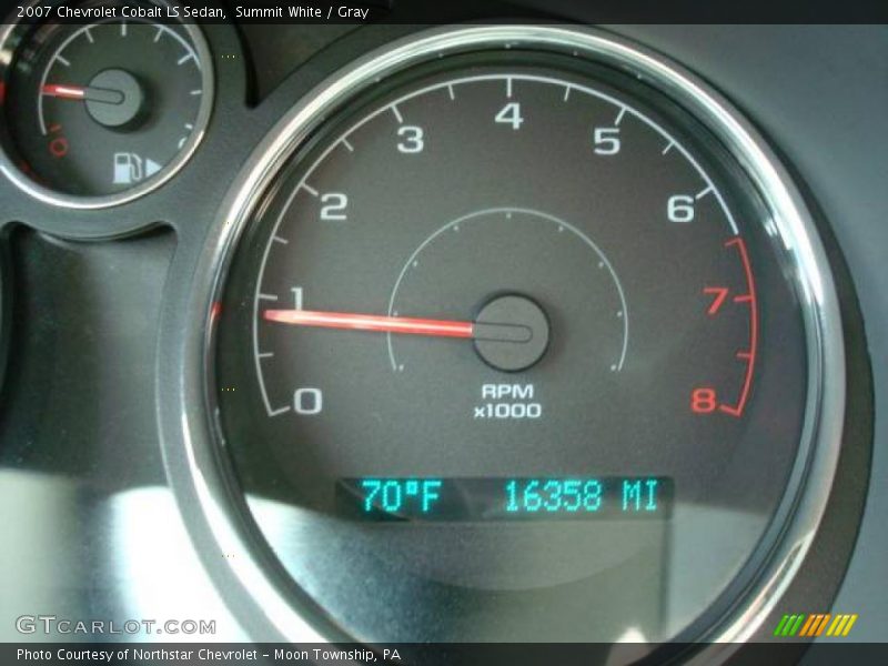 Summit White / Gray 2007 Chevrolet Cobalt LS Sedan