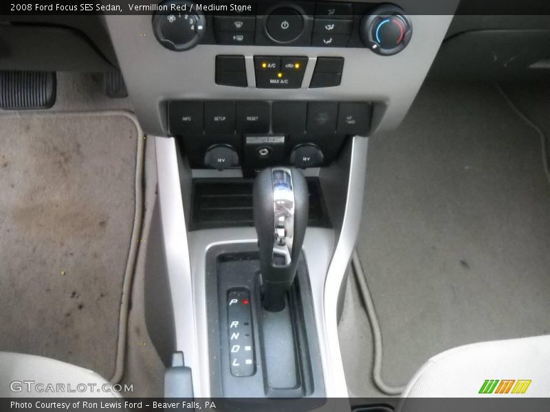 Vermillion Red / Medium Stone 2008 Ford Focus SES Sedan