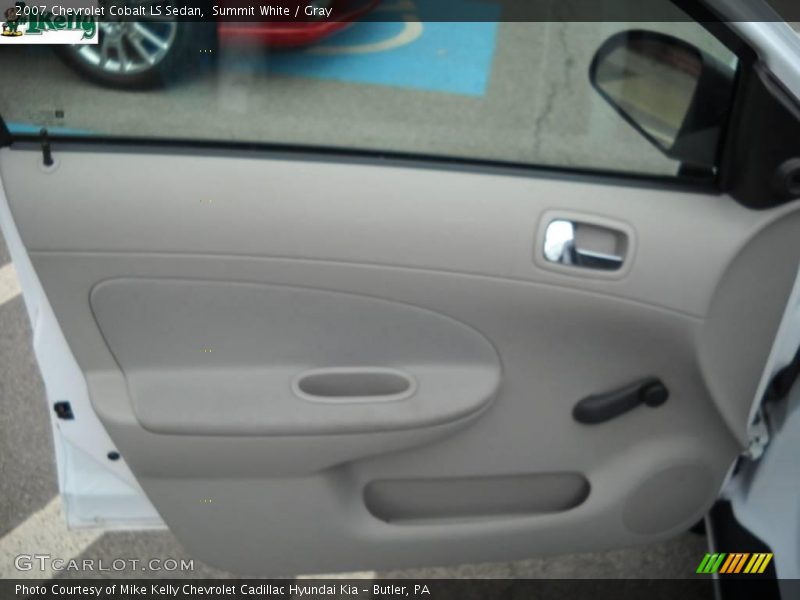 Summit White / Gray 2007 Chevrolet Cobalt LS Sedan