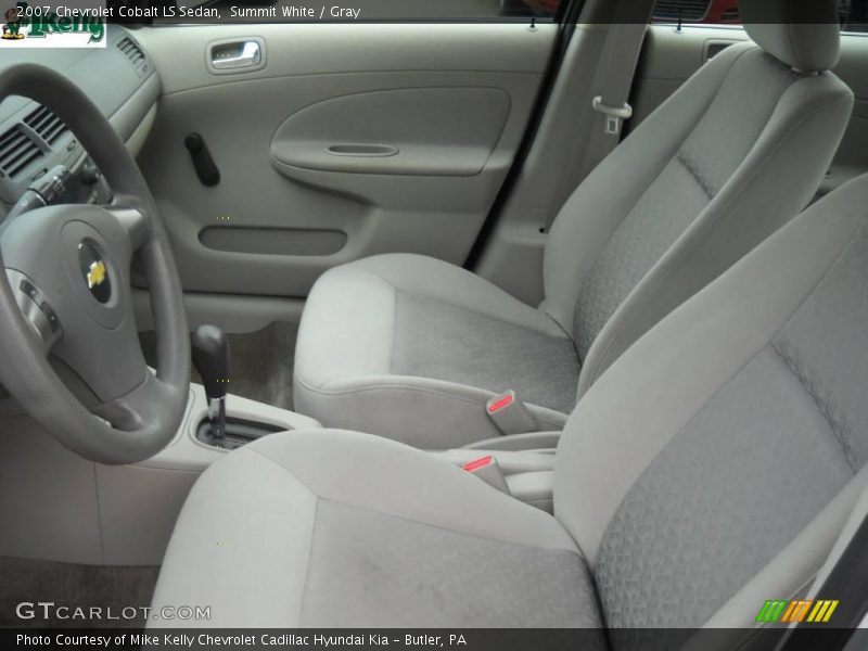 Summit White / Gray 2007 Chevrolet Cobalt LS Sedan