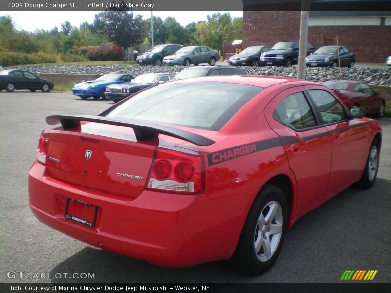 TorRed / Dark Slate Gray 2009 Dodge Charger SE