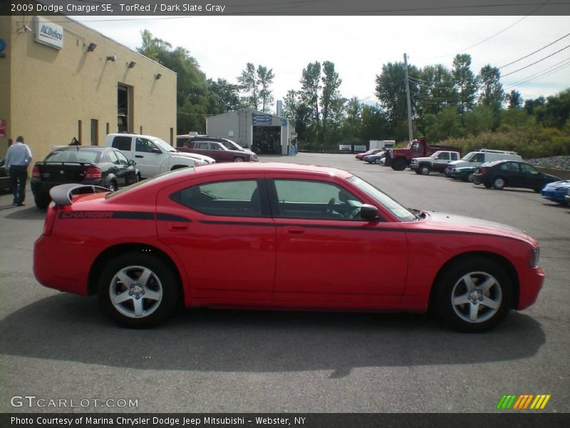 TorRed / Dark Slate Gray 2009 Dodge Charger SE
