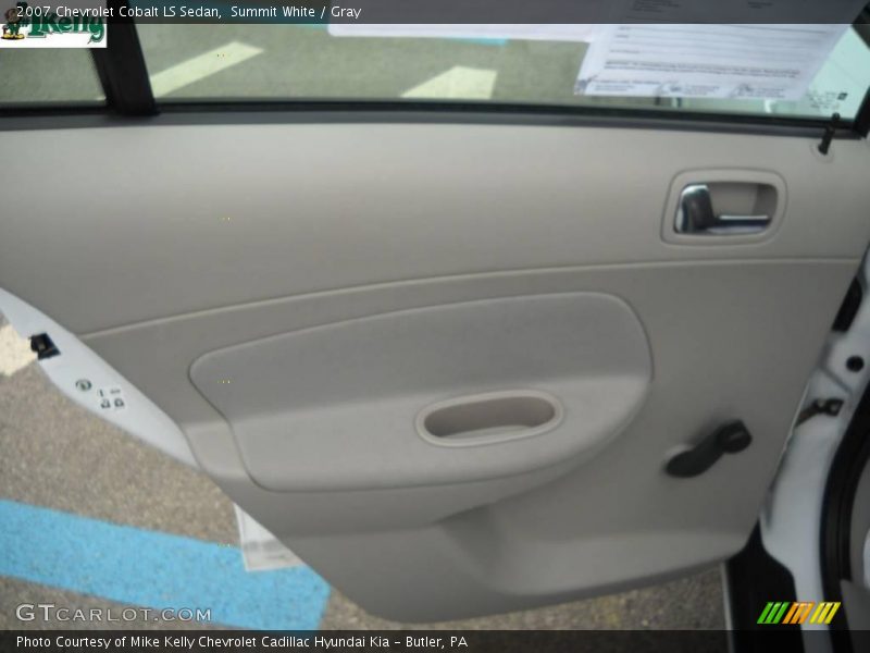 Summit White / Gray 2007 Chevrolet Cobalt LS Sedan