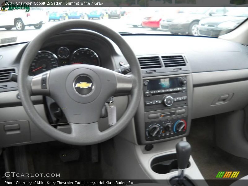 Summit White / Gray 2007 Chevrolet Cobalt LS Sedan