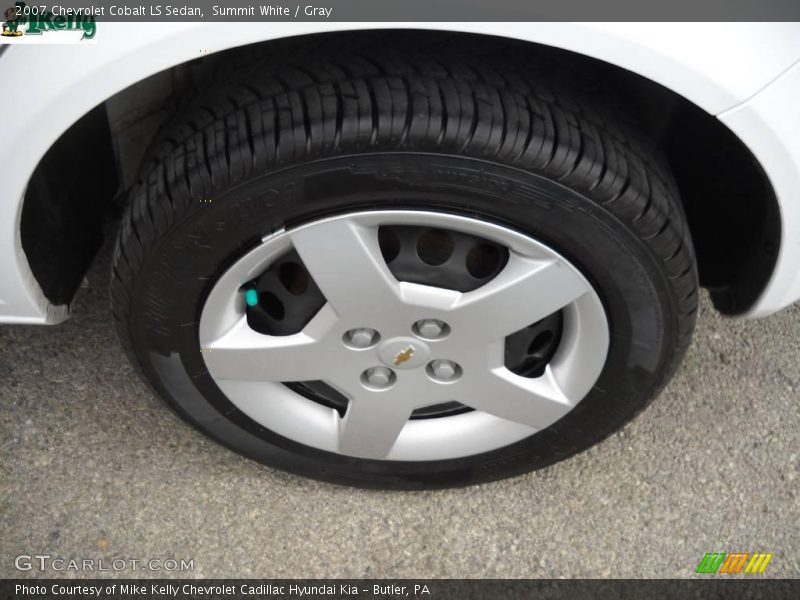 Summit White / Gray 2007 Chevrolet Cobalt LS Sedan