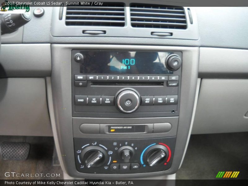 Summit White / Gray 2007 Chevrolet Cobalt LS Sedan