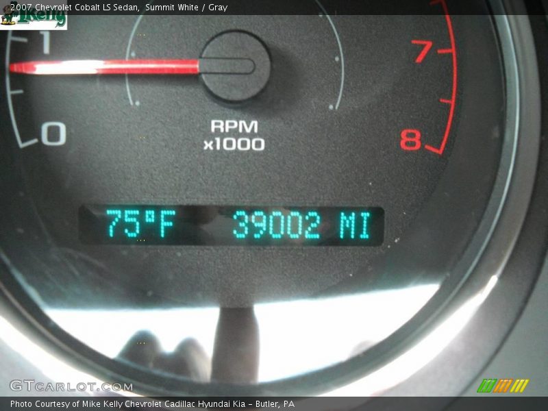 Summit White / Gray 2007 Chevrolet Cobalt LS Sedan