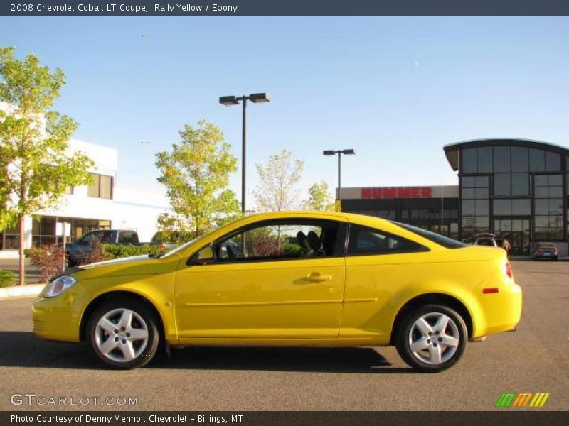 Rally Yellow / Ebony 2008 Chevrolet Cobalt LT Coupe