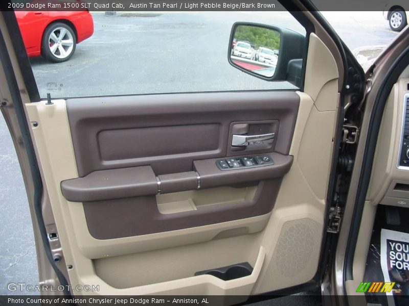 Austin Tan Pearl / Light Pebble Beige/Bark Brown 2009 Dodge Ram 1500 SLT Quad Cab