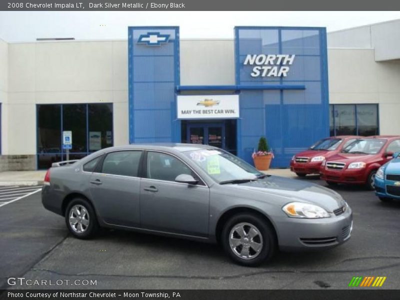Dark Silver Metallic / Ebony Black 2008 Chevrolet Impala LT