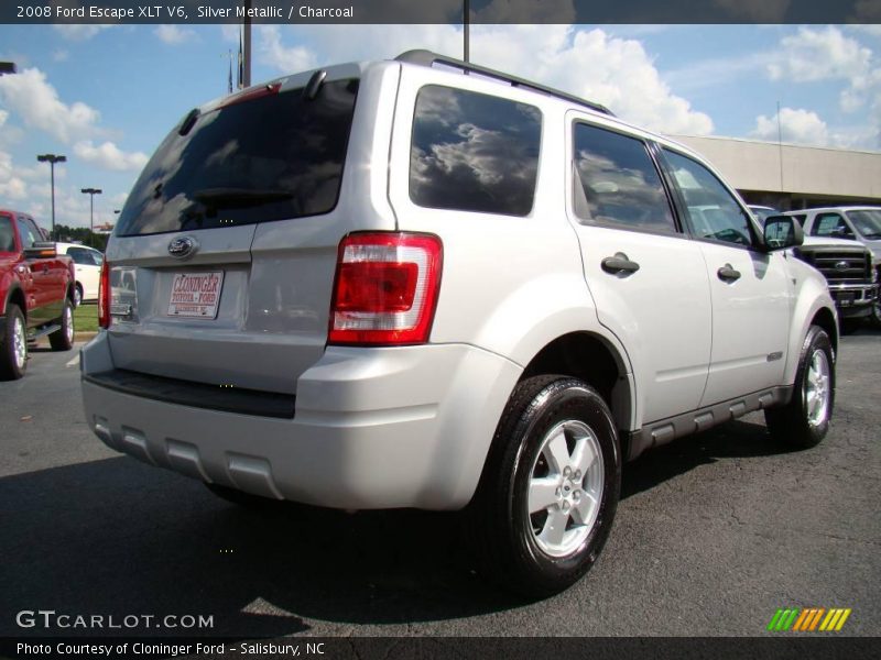 Silver Metallic / Charcoal 2008 Ford Escape XLT V6