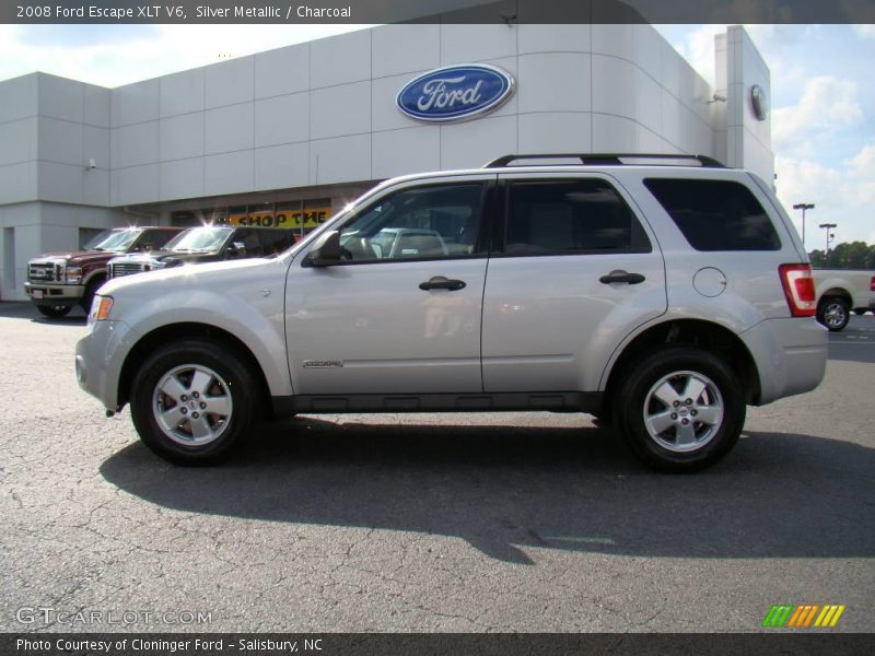 Silver Metallic / Charcoal 2008 Ford Escape XLT V6