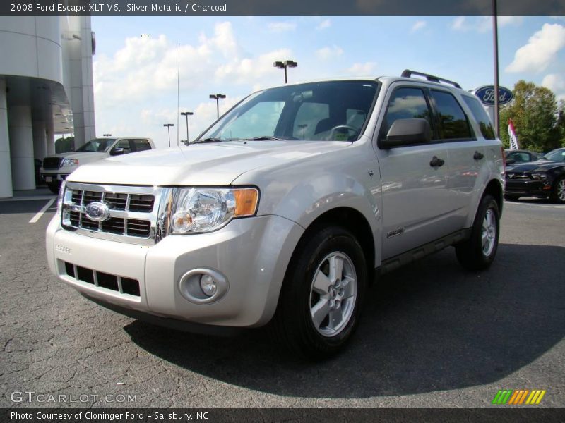 Silver Metallic / Charcoal 2008 Ford Escape XLT V6