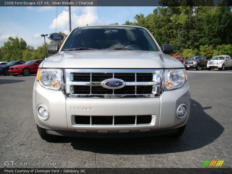 Silver Metallic / Charcoal 2008 Ford Escape XLT V6