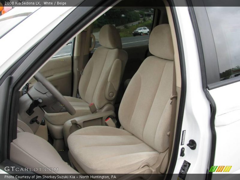 White / Beige 2008 Kia Sedona LX
