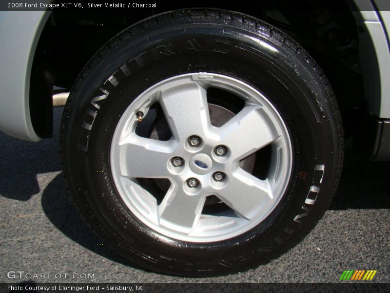 Silver Metallic / Charcoal 2008 Ford Escape XLT V6