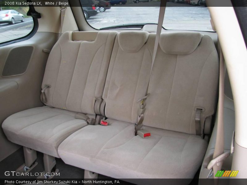 White / Beige 2008 Kia Sedona LX