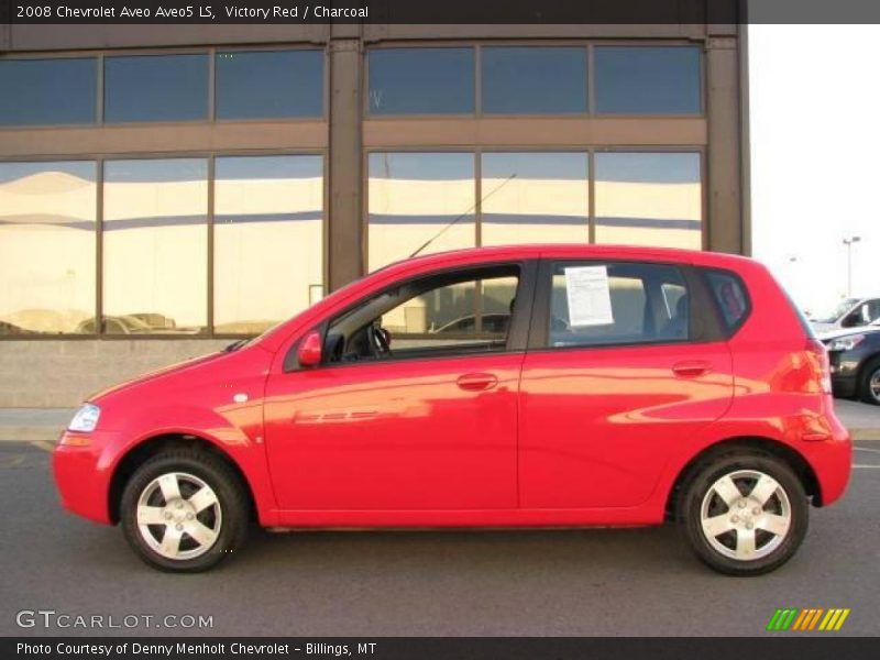 Victory Red / Charcoal 2008 Chevrolet Aveo Aveo5 LS
