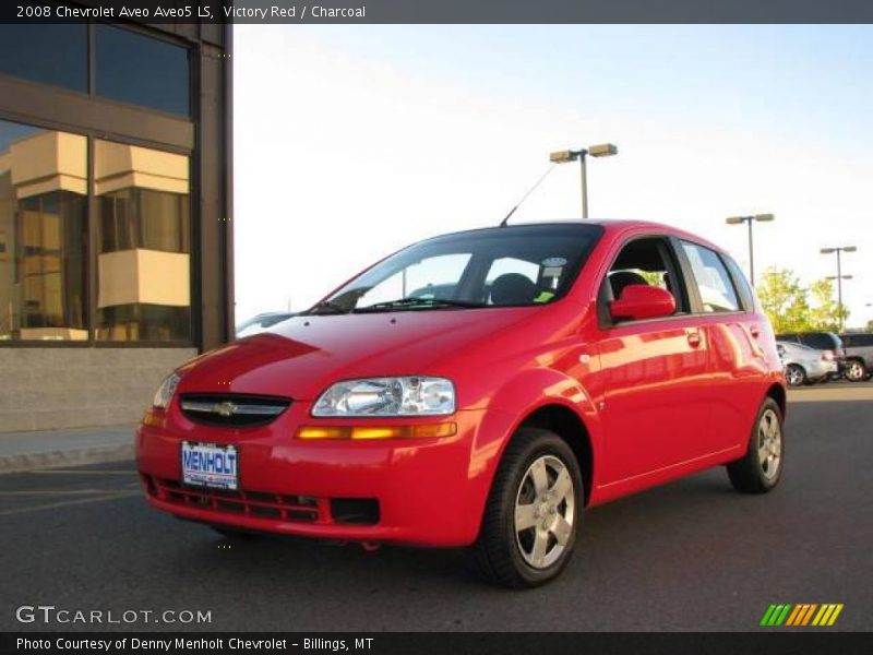 Victory Red / Charcoal 2008 Chevrolet Aveo Aveo5 LS