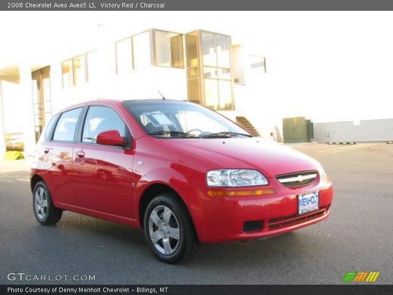 Victory Red / Charcoal 2008 Chevrolet Aveo Aveo5 LS
