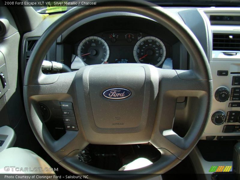 Silver Metallic / Charcoal 2008 Ford Escape XLT V6