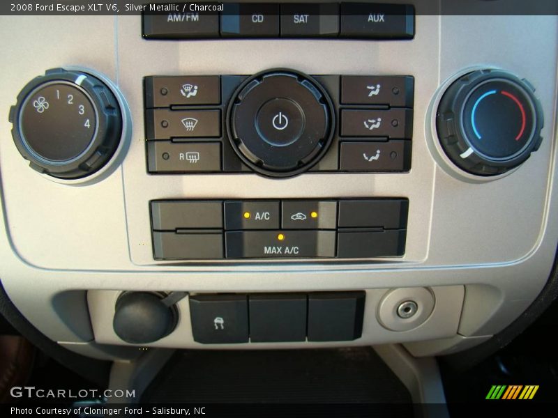 Silver Metallic / Charcoal 2008 Ford Escape XLT V6