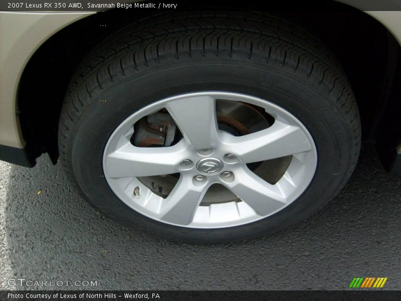 Savannah Beige Metallic / Ivory 2007 Lexus RX 350 AWD