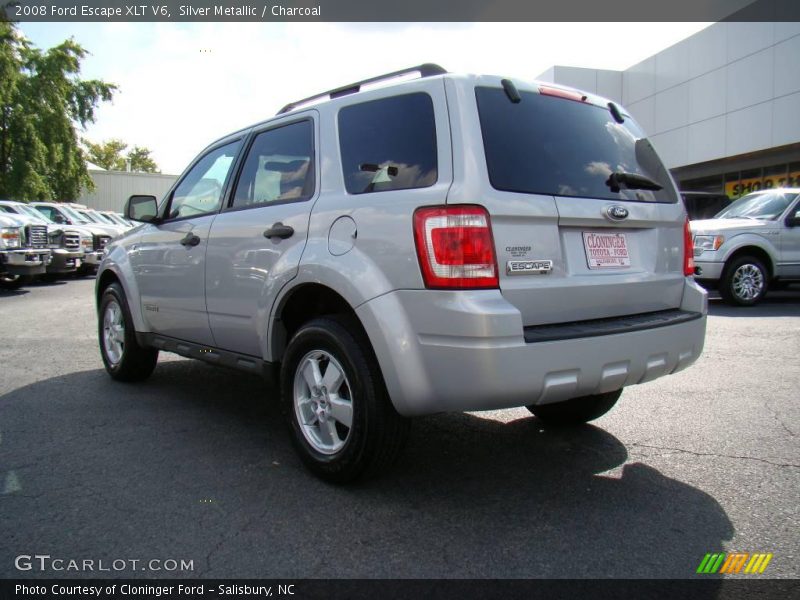 Silver Metallic / Charcoal 2008 Ford Escape XLT V6