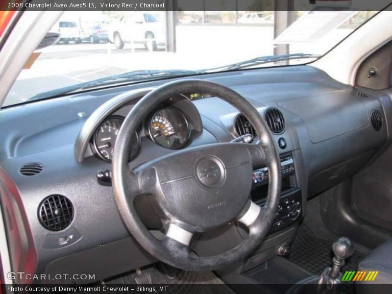 Victory Red / Charcoal 2008 Chevrolet Aveo Aveo5 LS