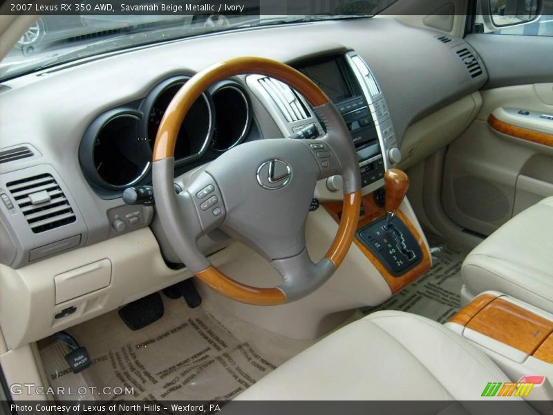 Savannah Beige Metallic / Ivory 2007 Lexus RX 350 AWD
