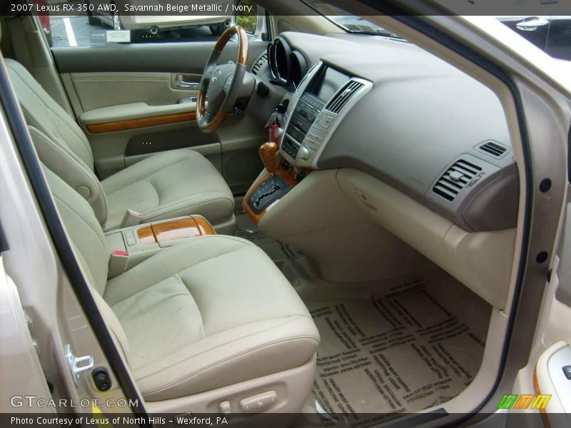 Savannah Beige Metallic / Ivory 2007 Lexus RX 350 AWD