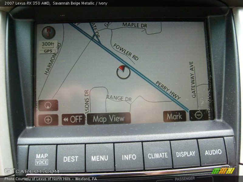 Savannah Beige Metallic / Ivory 2007 Lexus RX 350 AWD