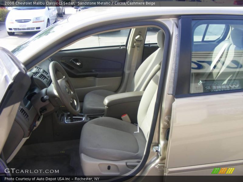 Sandstone Metallic / Cocoa/Cashmere Beige 2008 Chevrolet Malibu Classic LS Sedan