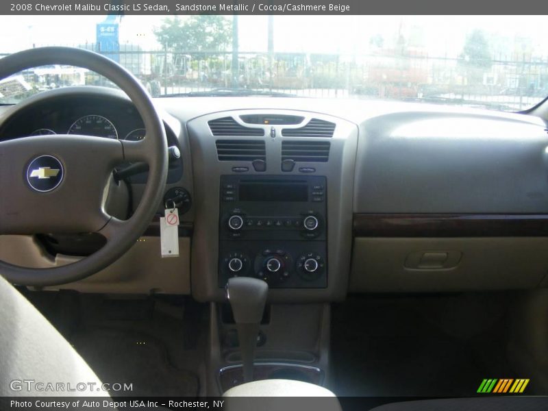 Sandstone Metallic / Cocoa/Cashmere Beige 2008 Chevrolet Malibu Classic LS Sedan