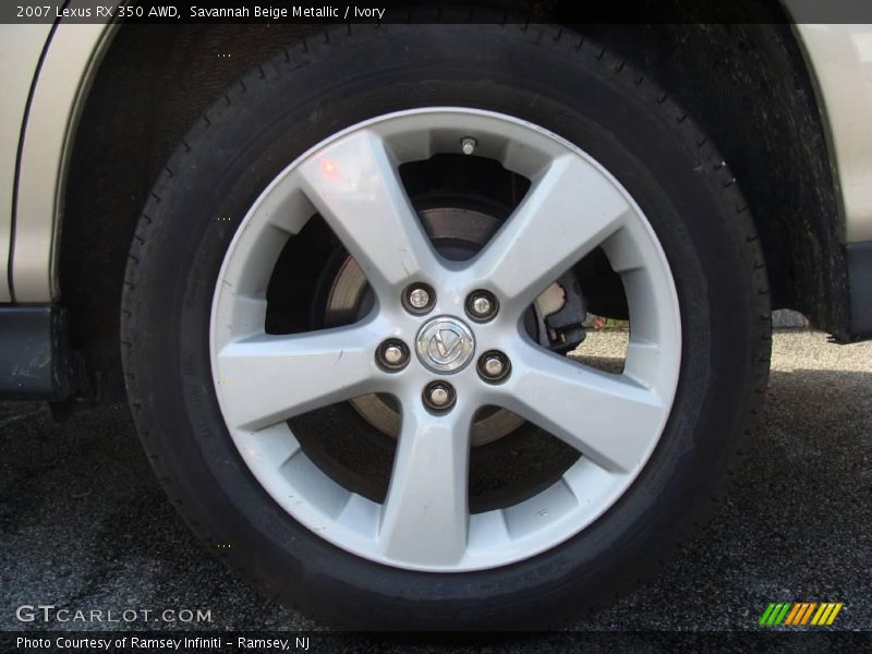 Savannah Beige Metallic / Ivory 2007 Lexus RX 350 AWD
