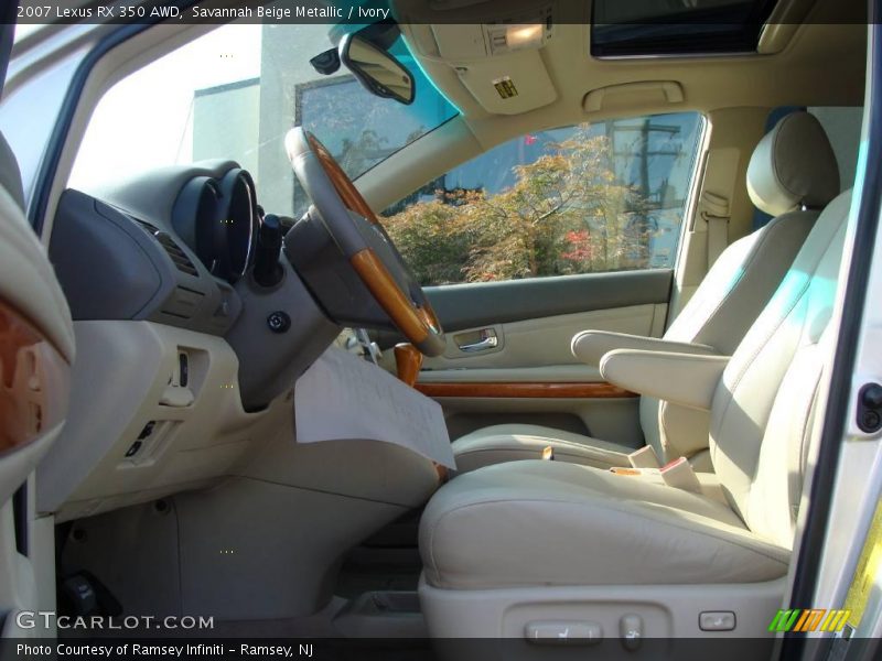 Savannah Beige Metallic / Ivory 2007 Lexus RX 350 AWD