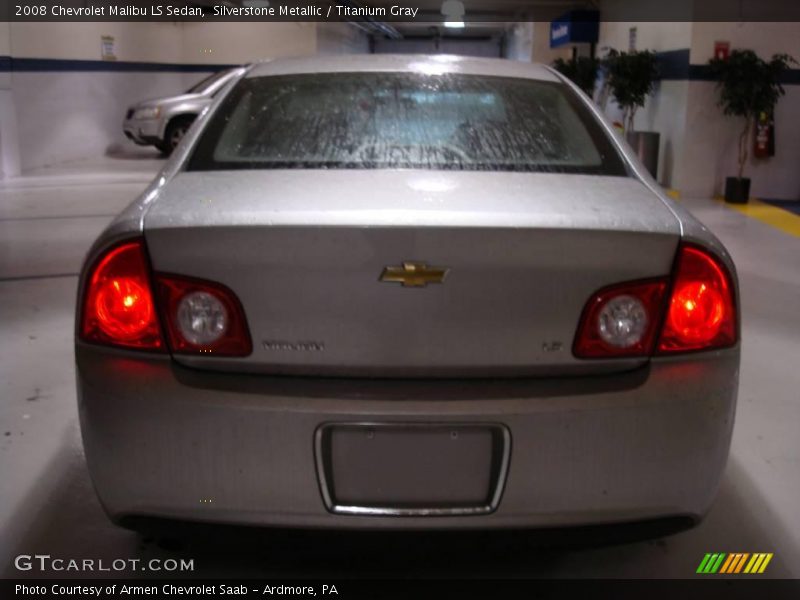 Silverstone Metallic / Titanium Gray 2008 Chevrolet Malibu LS Sedan