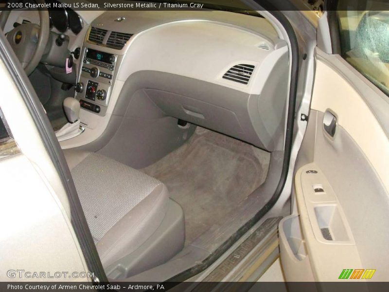 Silverstone Metallic / Titanium Gray 2008 Chevrolet Malibu LS Sedan